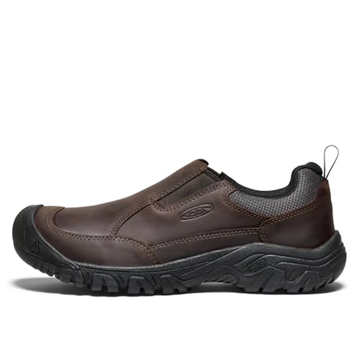 KEEN Men's Targhee 3 Slip On Comfortable Casual Leather Mules, Dark Earth/Mulch, 16 CA by KEEN - Image 3