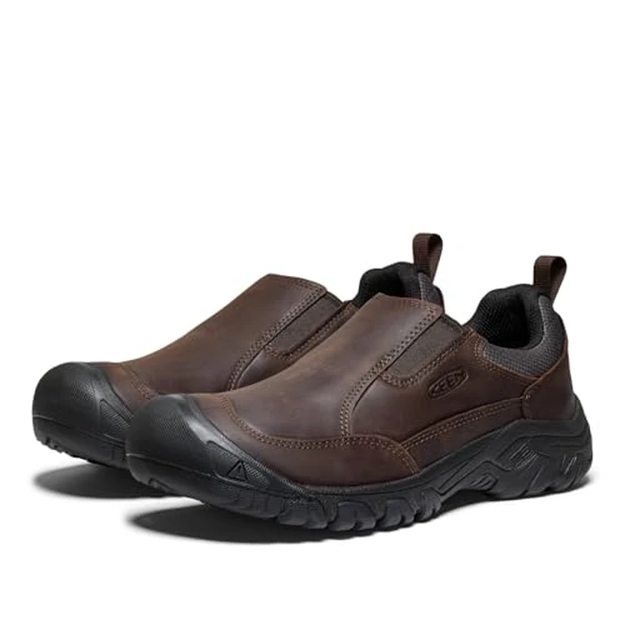 KEEN Men's Targhee 3 Slip On Comfortable Casual Leather Mules, Dark Earth/Mulch, 16 CA by KEEN - Image 4