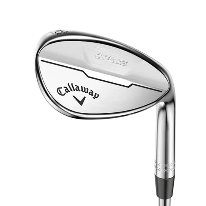 Callaway Opus Chrome Lob Wedge, 60 degrees-10 degrees (Bounce) S Grind, Steel, Wedge Flex, Standard by Callaway - Image 1