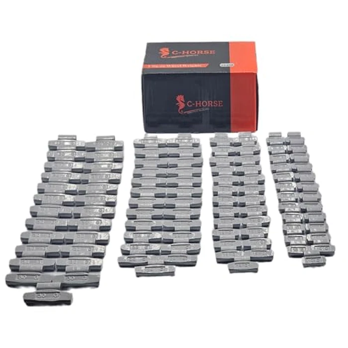 C-HORSE 400Psc Clip On Wheel Weights Assortment - 4 Styles (AW, FN, MC, P) - Hammer Type Rim Balancers - 0.25oz, 0.5oz, 0.75oz, 1.0oz, 100Pcs for Each Style, Fits Steel & Aluminum Wheels by C-HORSE - Image 8