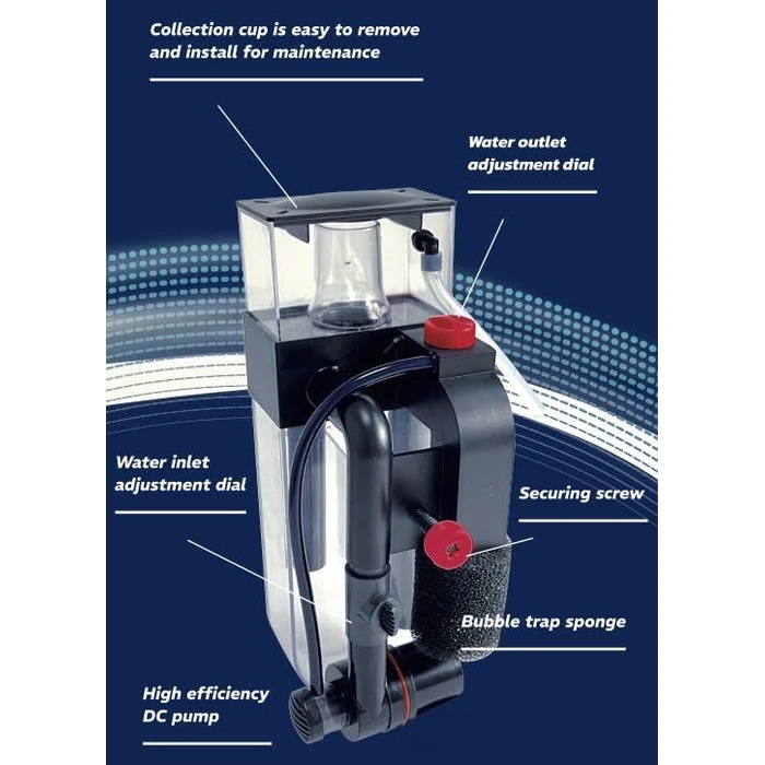 Macro Aqua M-70 Mini Hang-On External Protein Skimmer, 53 Gallon by Macro Aqua - Used - Like New condition - US$52.19