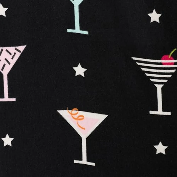 P.J. Salvage Women's Cotton Flannel Long-Sleeve Top, Pant and Headband 3-Piece Pajama Set, Tini Time, Medium by PJ Salvage - Image 4