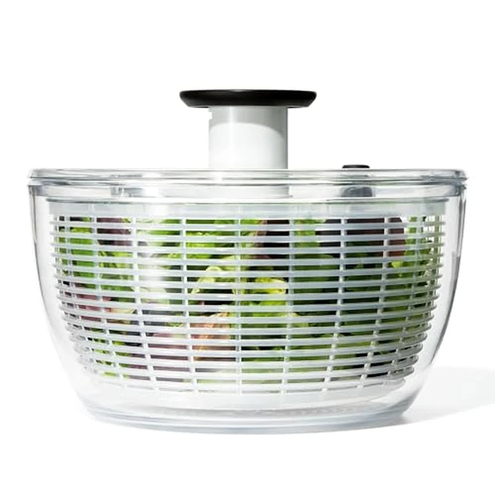 OXO Good Grips Good Grips Salad Spinner, 10.25-Inch Clear by OXO - Used - Good condition