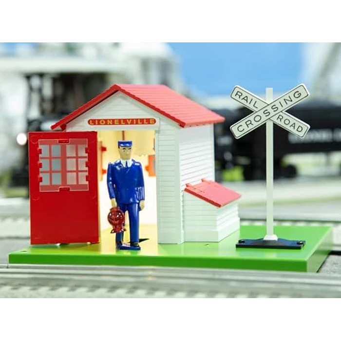 Lionel Lionelville Classic Automatic Plug-Expand-Play Gateman O Gauge Model Train Accessory by Lionel - Image 5