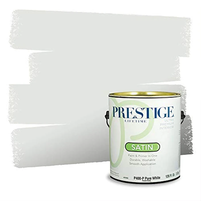 PRESTIGE Paints P400-P-7004-24VP Paint and Primer In One, 1 gallon, Angel Touch by PRESTIGE - Used - Very Good condition - US$40.12