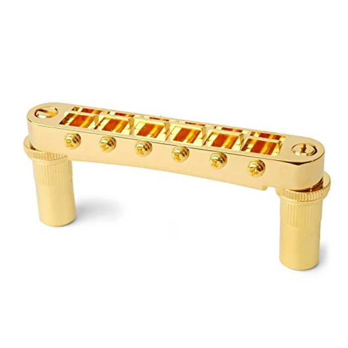 Gotoh Tune-o-matic Bridge with Studs/Bushings, Gold by Gotoh - Used - Like New condition