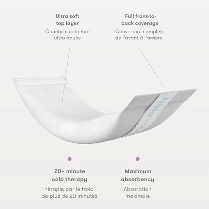 Frida Mom 2-in-1 Postpartum Pads, Absorbent Perineal Ice Maxi Pads, Instant Cold Therapy Packs and Maternity Pad in One, 8ct by Frida Mom - Image 3