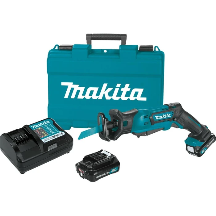 Makita RJ03R1-R 12V max CXT Lithium‑Ion Cordless Recipro Saw Kit (2.0Ah) - Teal/Black by Makita - Refurbished - Excellent condition