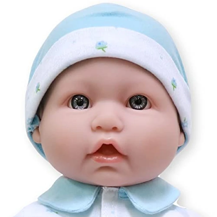 JC Toys, La Baby 16-inch Blue Washable Soft Body Boy Baby Doll with Accessories - For Children 12 Months and older, Designed by Berenguer by JC Toys - Image 4