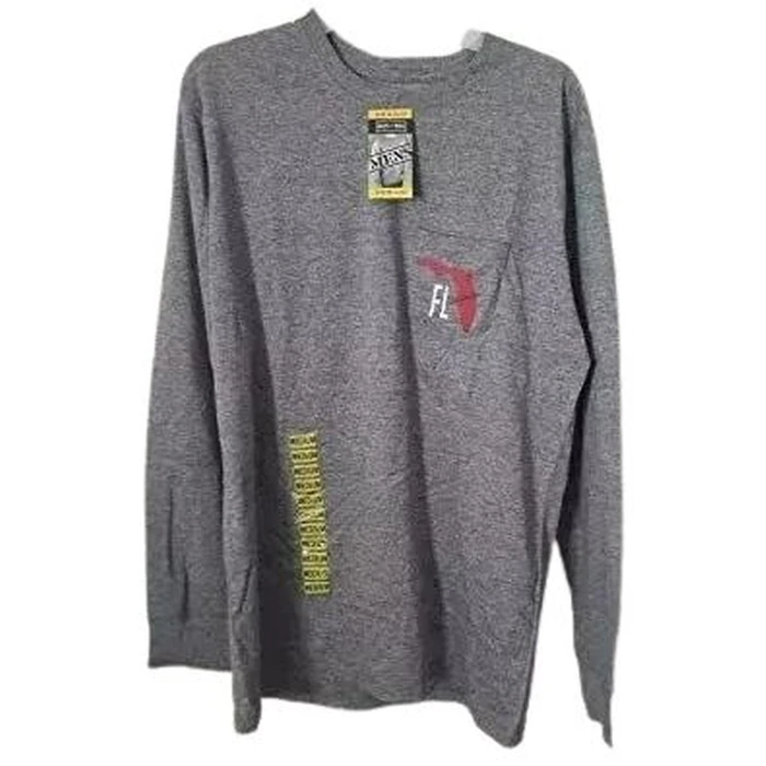 State Seal Men's Som Long Sleeve Tee XL - Grey Heather by State Seal - Refurbished - Brand New condition - US$10.49