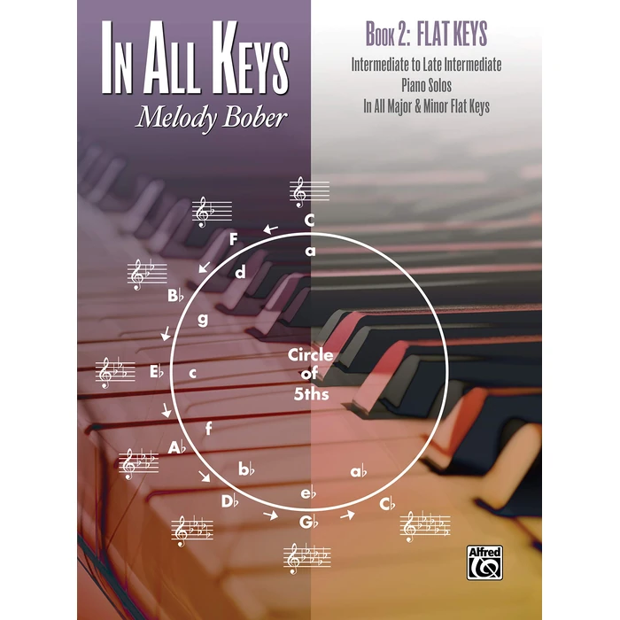 In All Keys -- Flat Keys, Bk 2: Intermediate to Late Intermediate Piano Solos in All Major and Minor Flat Keys (In All Keys, Bk 2) by Alfred Music - Used - Good condition