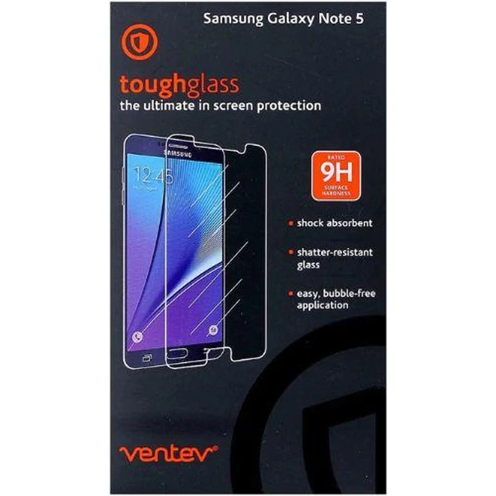 Ventev Toughglass Tempered Glass Screen Protector Kit for Galaxy Note 5 - Clear by Ventev - Image 2