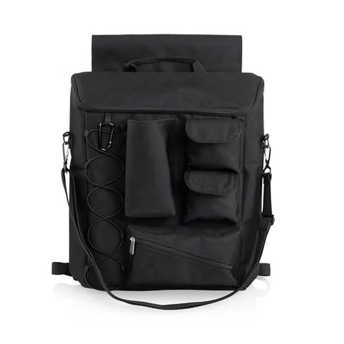 Picnic TIME Fusion Camping Chair with Side Table and Soft Cooler, Outdoor Foldable Padded Camping Chairs with Shelves, Pockets, & Cup Holder for Lawn, Beach, & Sports Use for Adults, (Matte Black) by PICNIC TIME - Image 5