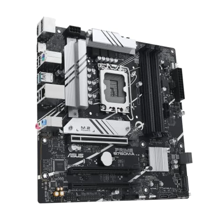 ASUS Prime B760M-A-CSM Intel B760 (LGA 1700) mATX CSM Commercial Motherboard PCIe 4.0, DDR5, 2X M.2, 2.5Gb LAN, DP, 2X HDMI(TM), SATA 6 Gbps, USB 3.2 Type-C, Aura Sync, ASUS Control Center Express by ASUS - Image 2