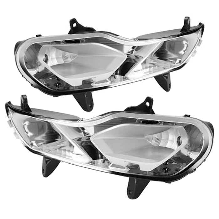 ALMULOO Pair Fog Light Compatible with 2013-2016 Ford Escape Kuga Replacement for FO2520189 FO2521189 Front Bumper Fog Lamp w/o Bulb Clear Lens Driver&Passenger Side by ALMULOO - Image 3