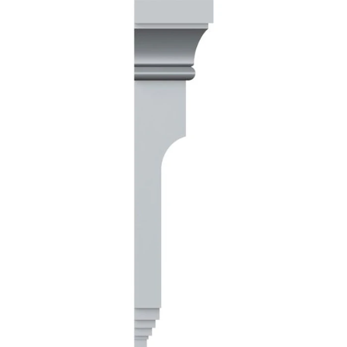 Ekena Millwork BKT06X10X02ED 6" W X 2" D X 10 3/8" H Edwards Bracket by Ekena Millwork - Image 4