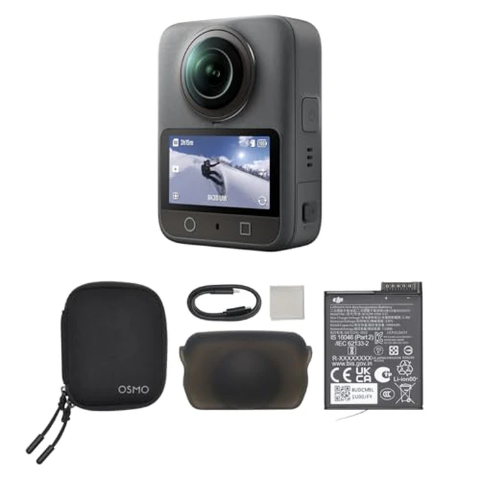 DJI Osmo 360 Standard Combo, 360 Camera With 1-Inch 360 degrees Imaging, Native 8K 360 degrees Video, 4K/120fps & 170 degrees Boost Video, 120MP 360 degrees Photo, 100-Min 8K Recording, Waterproof, Action Camera for Sports, Vlog by DJI - Image 1