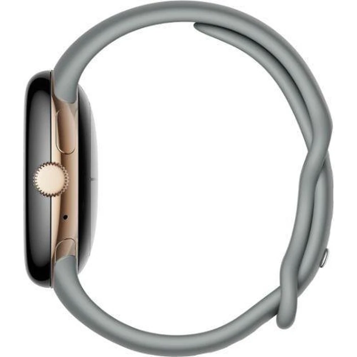 Google Pixel Watch 1 (Bluetooth) - 32GB - 30.4mm - Champagne Gold Stainless Steel Case with Hazel Fluoroelastomer Active Band by Google - Image 3