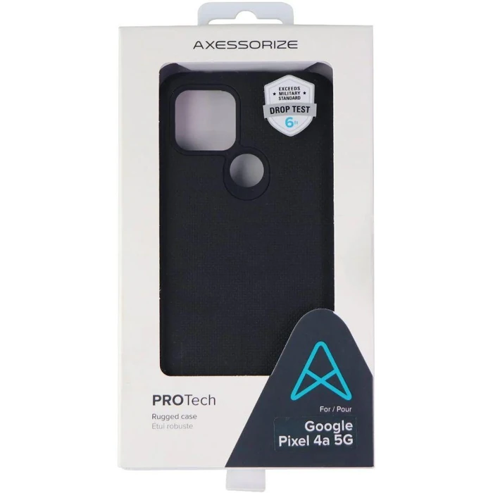 Axessorize PROTech Rugged Phone Case for Google Pixel 4a 5G - Black by Axessorize - Refurbished - Brand New condition