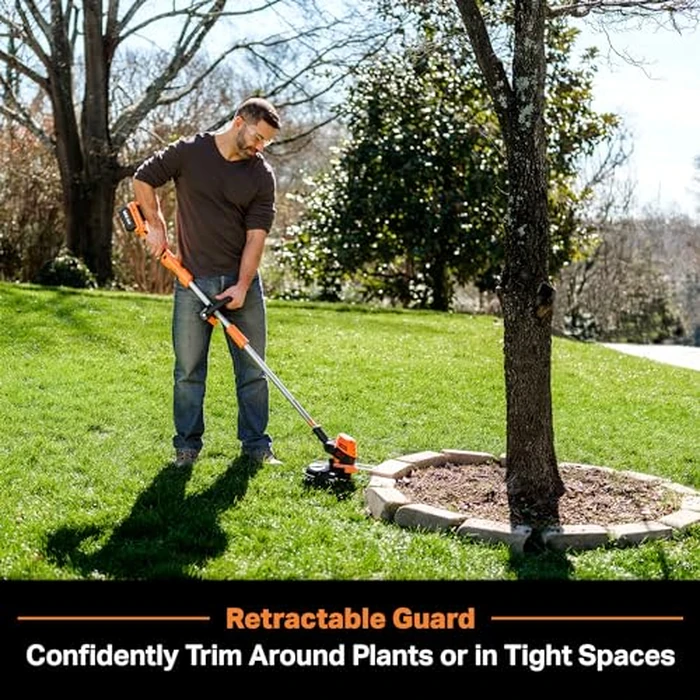 LawnMaster CLGT2412S 24V 12" Cordless String Trimmer 2.0AH Battery & Charger Included by Lawnmaster - Image 3