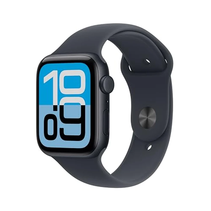 Apple Watch SE 3 [GPS + Cellular 44mm] Smartwatch with Midnight Aluminum Case with Midnight Sport Band - M/L. Fitness and Sleep Trackers, Heart Rate Monitor, Always-On Display, Water Resistant by Apple - Used - Very Good condition - US$281.21