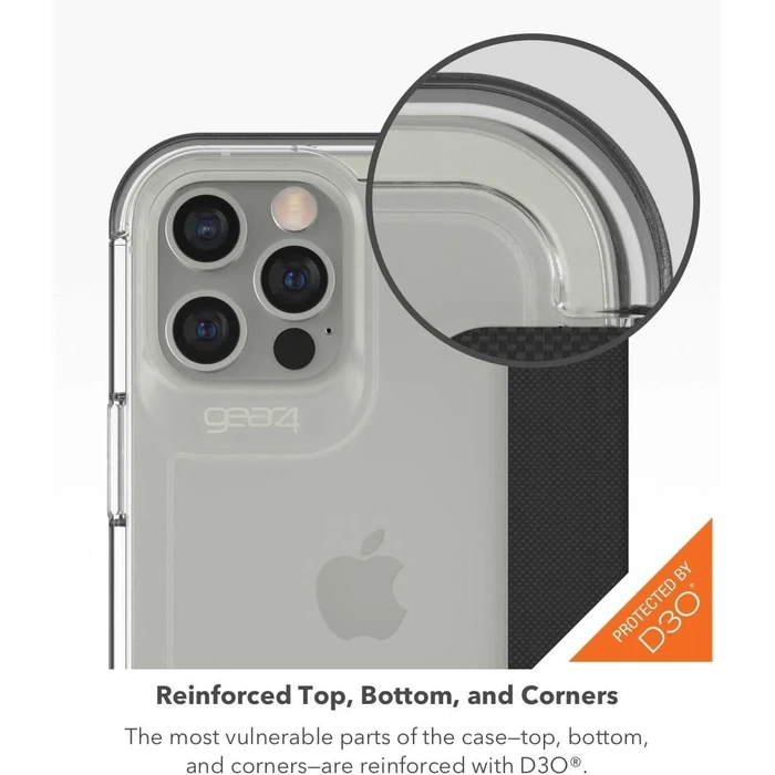 Zagg Gear4 Wembley Flip Series Folio Phone Case for iPhone 12 Pro Max - Clear by Zagg - Image 6