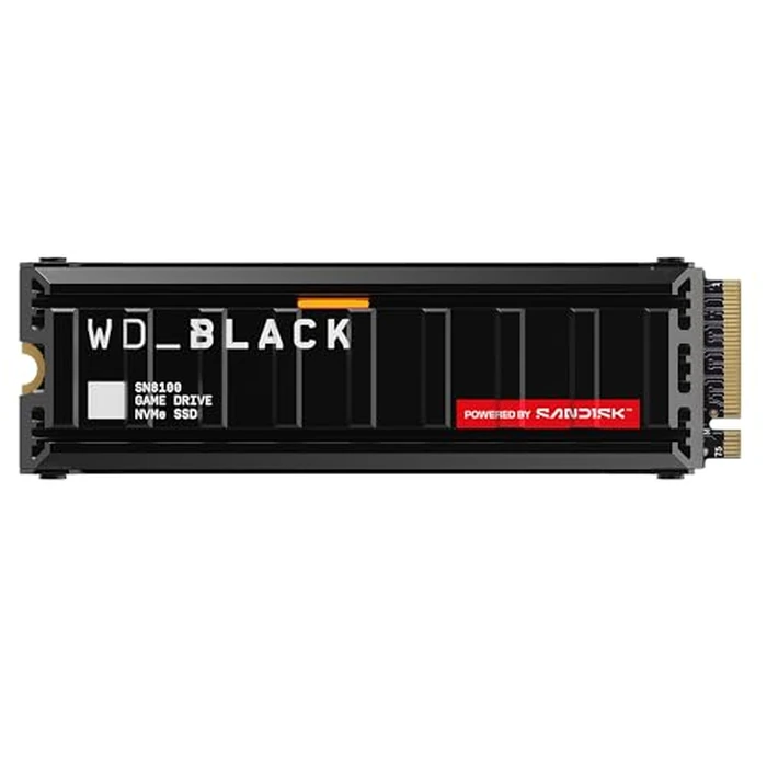 WD_Black SN8100 2TB NVMe SSD with Heatsink - PCIe 5.0x4, M.2 2280, Up to 14,900MB/s Read Speed, up to 11,000MB/s Write Speed, Best for AI Applications, Gaming, and Video Editing - WDS200T1XHM by Sandisk - Used - Like New condition - US$341.26