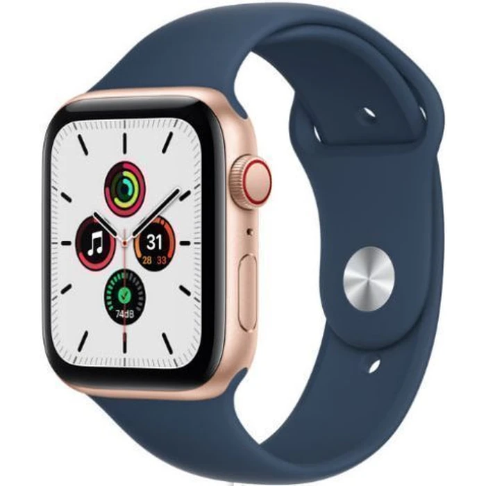 Apple Watch SE 1st Gen (2020) (Cellular + GPS) - 32GB - 40mm - Space Grey Aluminum Case with Black Rubber Sport Band by Apple - Image 2