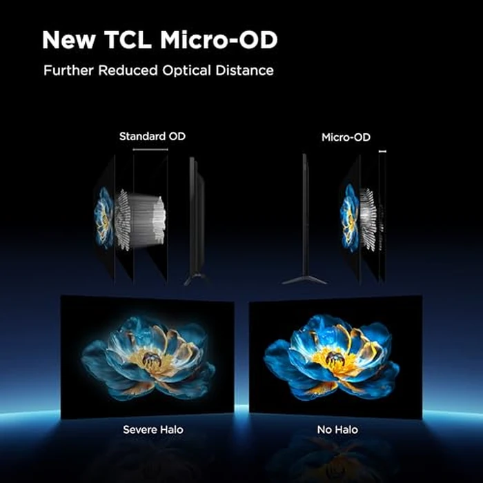 TCL 55-Inch QM6K Series QLED 4K Smart QD-Mini LED TV with Google TV (2025 Model) New Halo Control System, LD500 Precise Dimming Series, High Contrast HVA Panel, 144Hz Native Panel Refresh Rate by TCL - Image 7