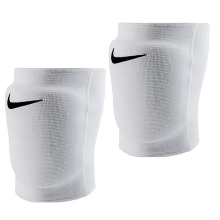 Nike Premium Dri-Fit Knee Pads (1 Pair), Essential/Streak/Varsity, Cushioning/Sweat-wicking/Unisex (Essential White - M/L) by Nike - Used - Like New condition - US$24.27