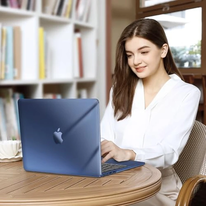 MOSISO Compatible with MacBook Air 15 inch Case M5 2026 M4 2025 M3 M2 2024 2023 A3448 A3241 A3114 A2941, Hard Shell&Keyboard Cover&Screen Film&Type C, Great for Study Travel Work, Crystal Midnight by MOSISO - Image 6