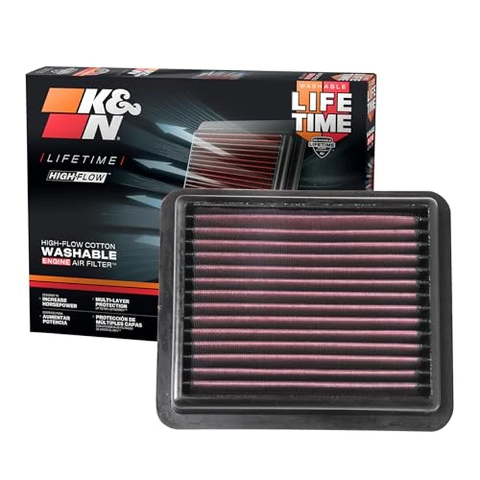 K&N engine air filter, washable and reusable: 2018-2019 Honda Accord 33-5072 by K&N - Image 1