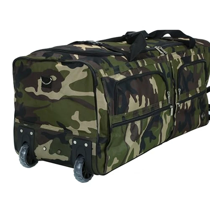 Rockland 40" Polyester Rolling Duffel Bag, Camo by Rockland - Image 2