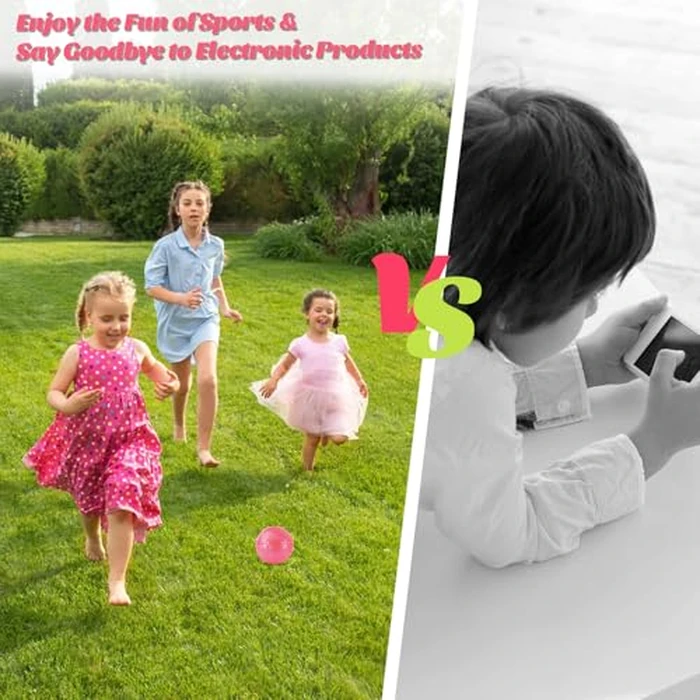 DLUGOPIS Sparkling Pink Toddler Soccer Ball - Mini, Age 3-8, Indoor/Outdoor, Small Size for Boys & Girls (Sparkling Pink, 1) by DLUGOPIS - Image 5