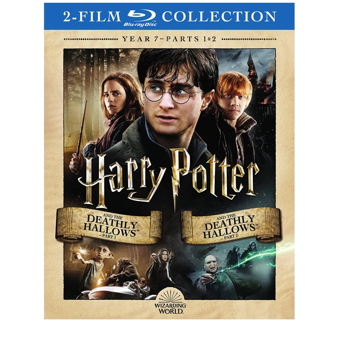 Harry Potter Double Feature: The Deathly Hallows Part 1 & 2 by Warner Home Video - Used - Acceptable condition