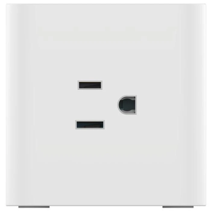 Belkin 3-Outlet Power Cube with 5-Foot Cord and USB-A Ports - White by Belkin - Image 3
