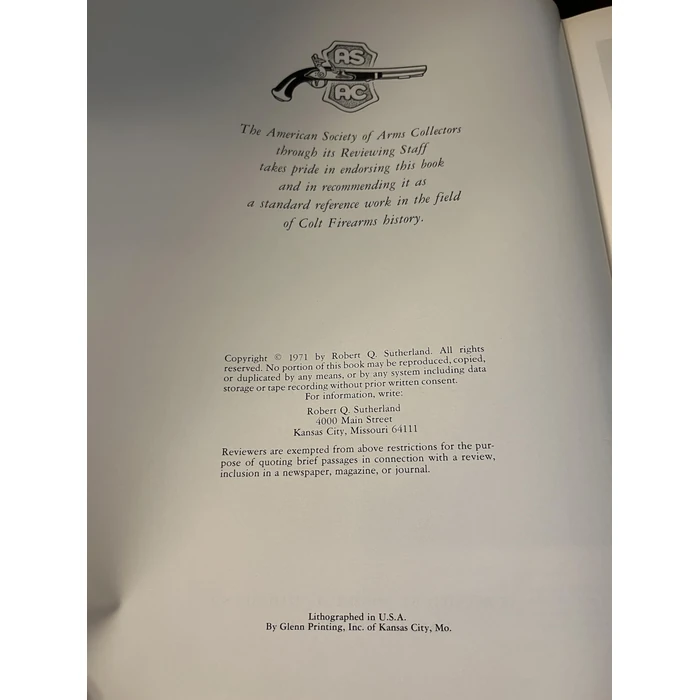 The book of Colt firearms by Robert Q. Sutherland - Image 6