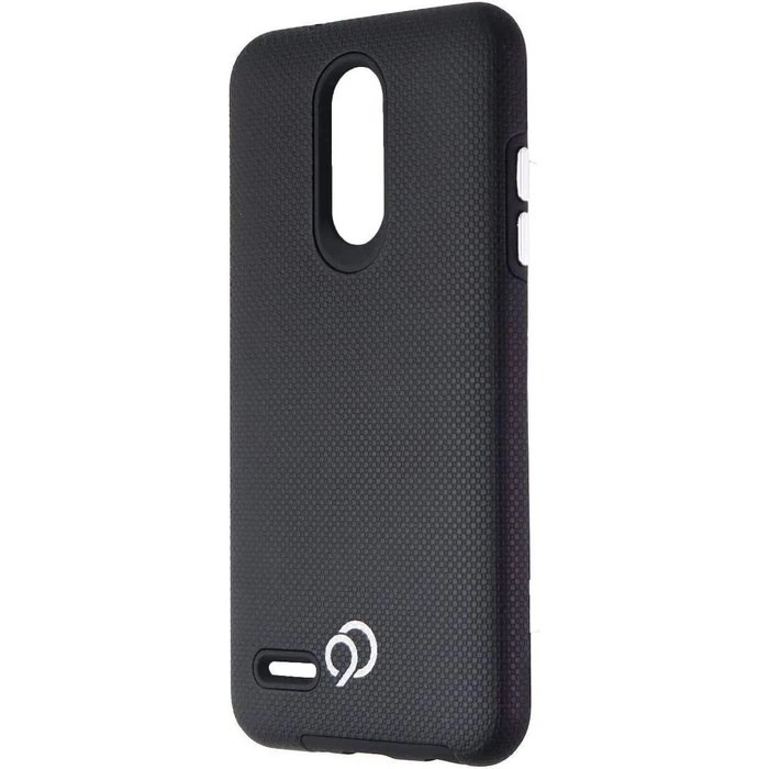 Nimbus9 Latitude Dual-Layer Leatherette Phone Case for LG K8s - Black by Nimbus9 - Refurbished - Brand New condition