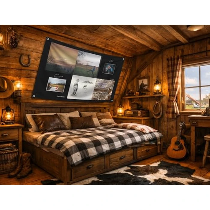 LUIVU 3x5 Feet American Music Flags with Four Brass Grommets - Singer Flag Polyester Decor For Inside or Outside - Musics Banner for House - Country Singer Tapestry Music Album Cover Banner by LUIVU - Image 6