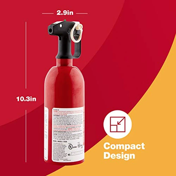 FIRST ALERT AUTO5 Car Fire Extinguisher, FESA5, UL RATED 5-B:C, Red, 1-Pack by First Alert - Image 5