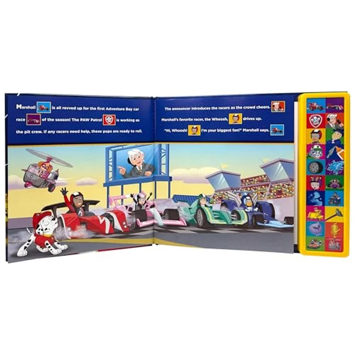 PAW Patrol Chase, Marshall, Skye, and More! - Race to the Rescue 20-Button Sound Book - PI Kids by PI Kids - Image 4