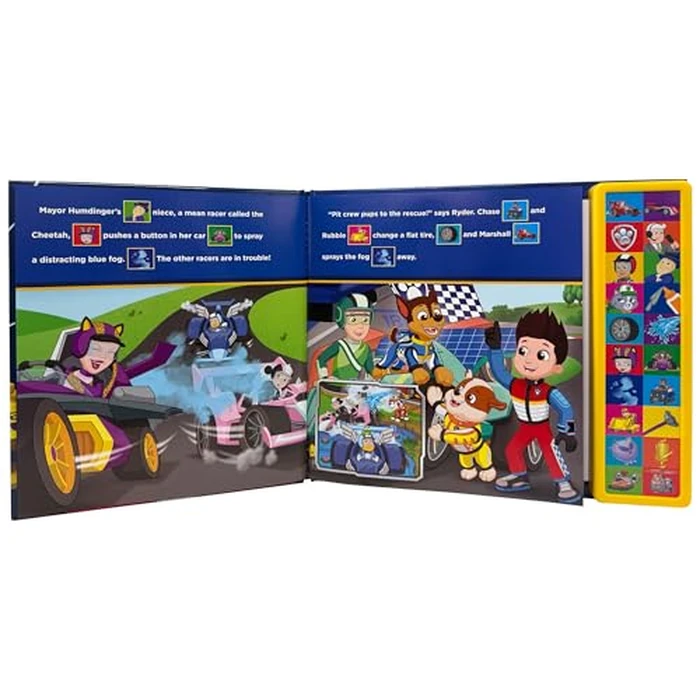 PAW Patrol Chase, Marshall, Skye, and More! - Race to the Rescue 20-Button Sound Book - PI Kids by PI Kids - Image 5