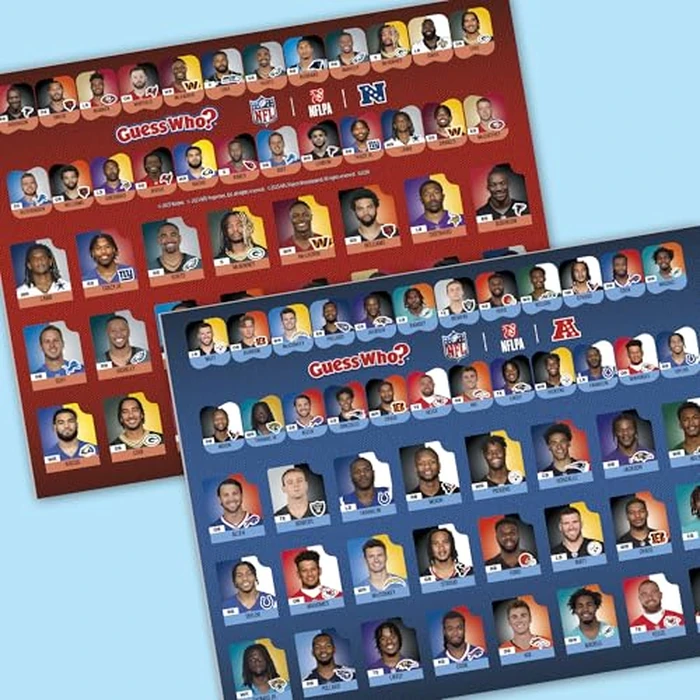 Guess Who? NFL Edition Board Game | Officially Licensed NFL Game for Kids and Families | Ages 6+ | 2 Players | 15 Mins. | Football Games by Hasbro Gaming - Image 4