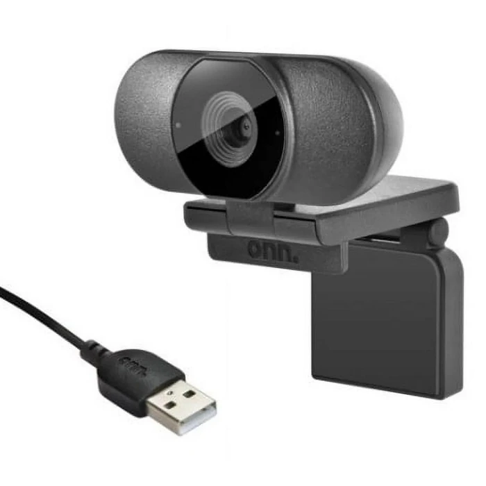 onn. 100028731 Webcam with Autofocus - Black by onn. - Image 1