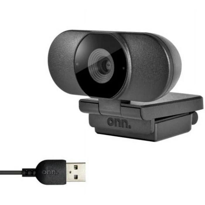 onn. 100028731 Webcam with Autofocus - Black by onn. - Image 3