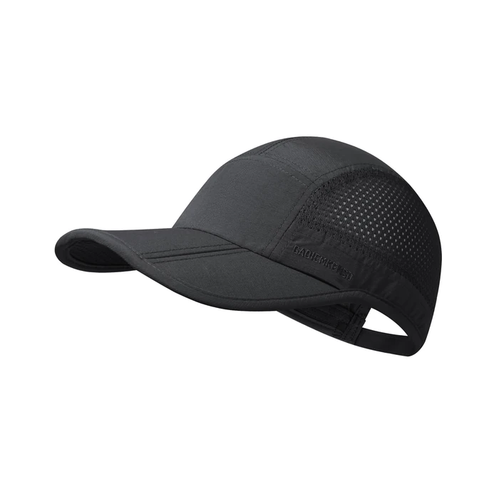 GADIEMKENSD Men Outdoor Hat Reflective Folding Running Sport Hats Summer Cool UPF 50 Sun Unstructured Baseball Caps for Men Women Breathable Light Quick Dry Travel Golf Hat Black by GADIEMKENSD - Image 1