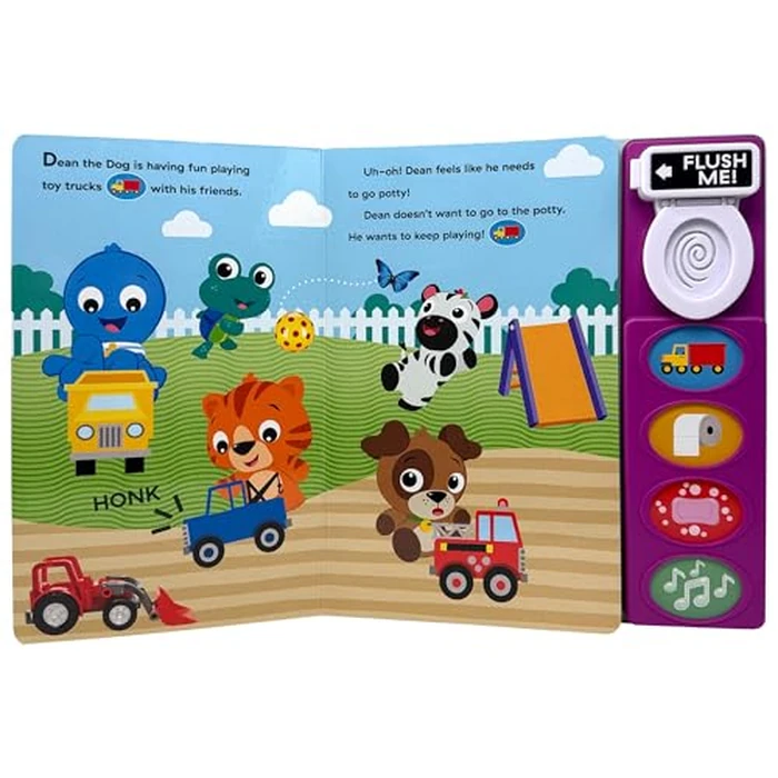 Baby Einstein - Everybody Goes Potty Sound Book with Interactive Flusher - PI Kids by PI Kids - Image 3