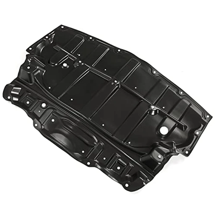 ALMULOO Engine Splash Shield Compatible with 2007-2017 Infiniti G25 G35 G37X G37/Infiniti EX35 /EX37/Infiniti Q40 QX50 Q60 2wd Base Model W/O AWD Black Plastic(PE) Replacement for IN1228117 by ALMULOO - Image 1