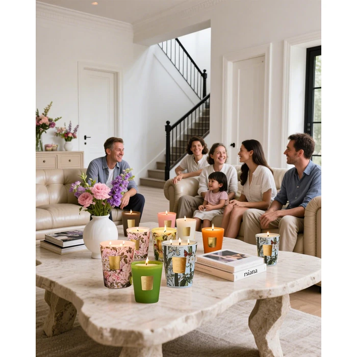 M&SENSE Creamy Vanilla Soy Large Candles, 3-Wick 35oz 150H Long Lasting, Aromatherapy Candle for Bedroom Stress Relief New Year Home Refresh by M&SENSE - Image 5