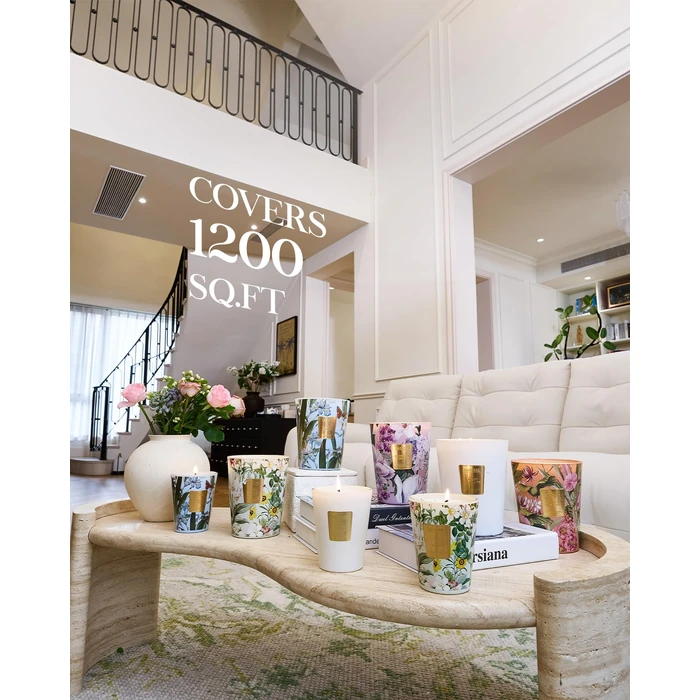 M&SENSE Creamy Vanilla Soy Large Candles, 3-Wick 35oz 150H Long Lasting, Aromatherapy Candle for Bedroom Stress Relief New Year Home Refresh by M&SENSE - Image 6